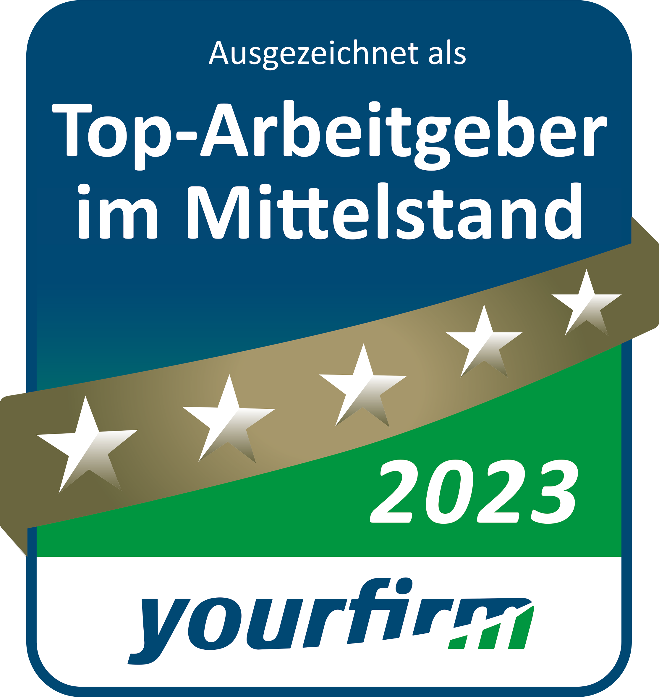 Siegel Top Arbeitgeber 2023